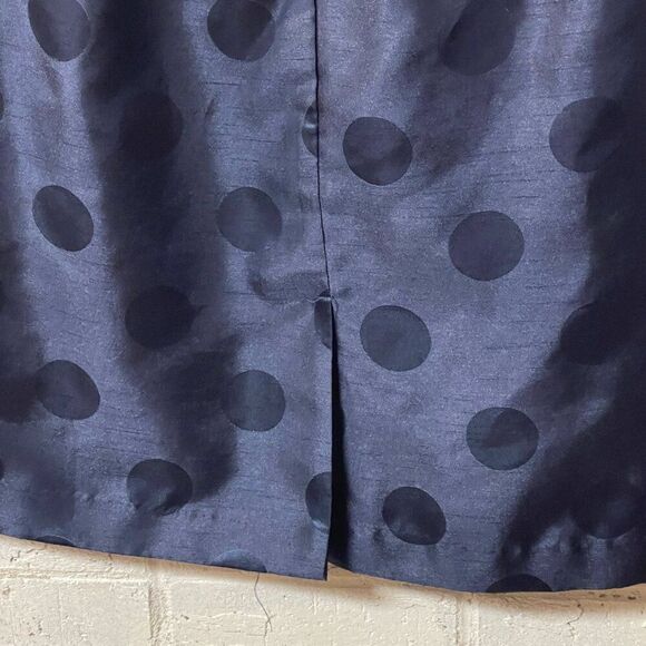 NWT Danillo Blue Polka Dot Formal Party Cocktail Two-Piece Dress Suit Set  8 - Picture 10 of 15